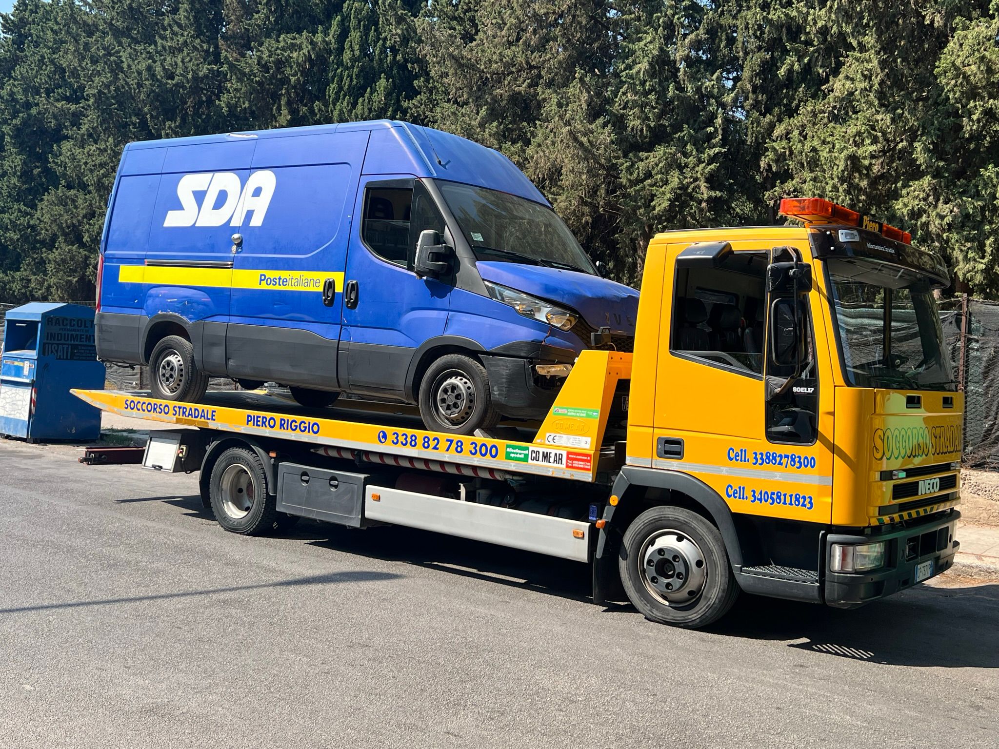 Recupero veicolo incidentato a Palermo - Soccorso Stradale Piero
